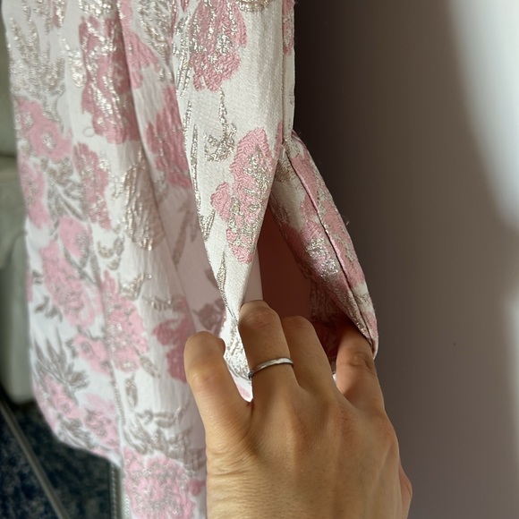 Gal Meets Glam Pink Jacquard Adair Dress 2 - Picture 11 of 12